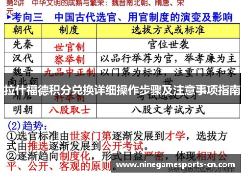 拉什福德积分兑换详细操作步骤及注意事项指南